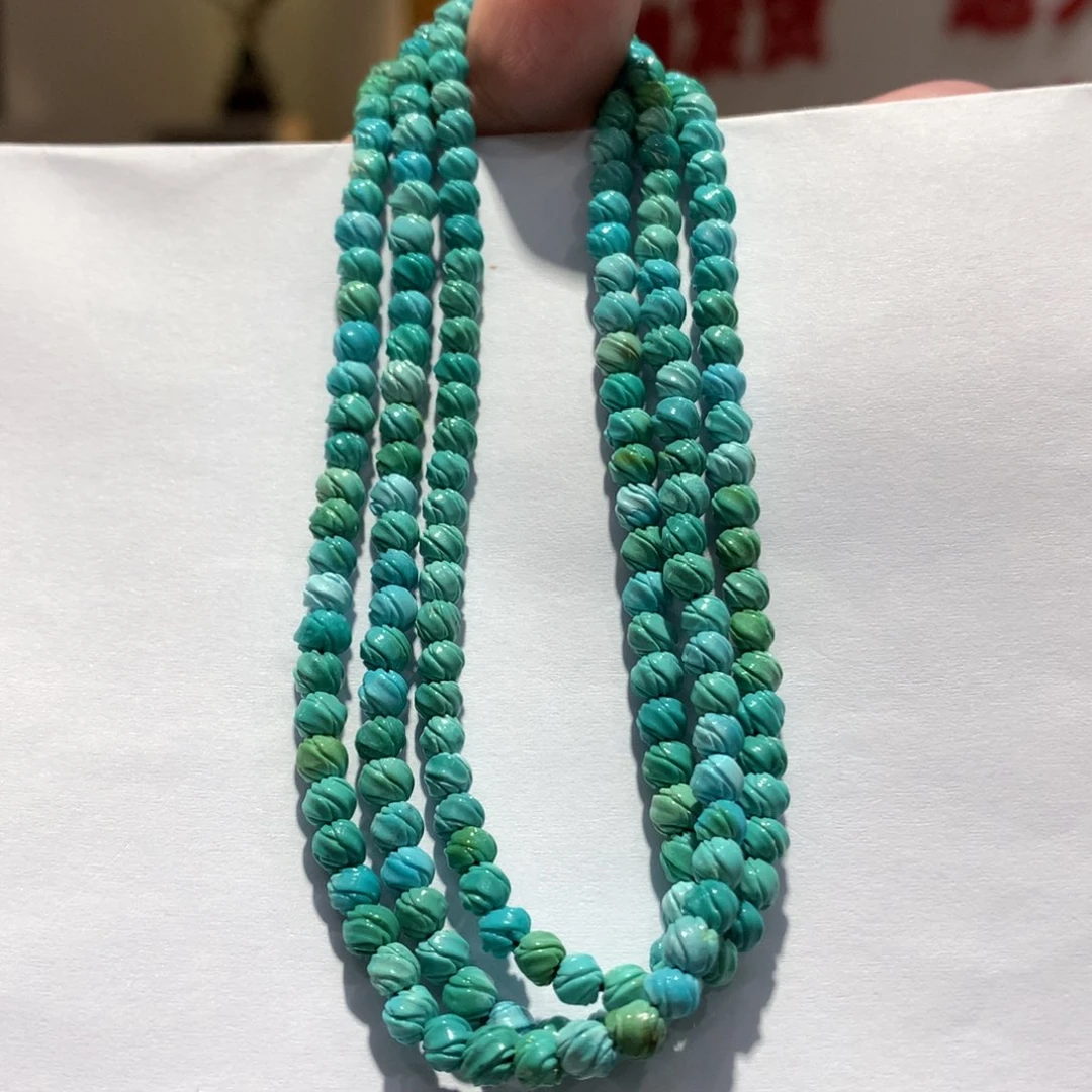 未镶嵌绿松石长链