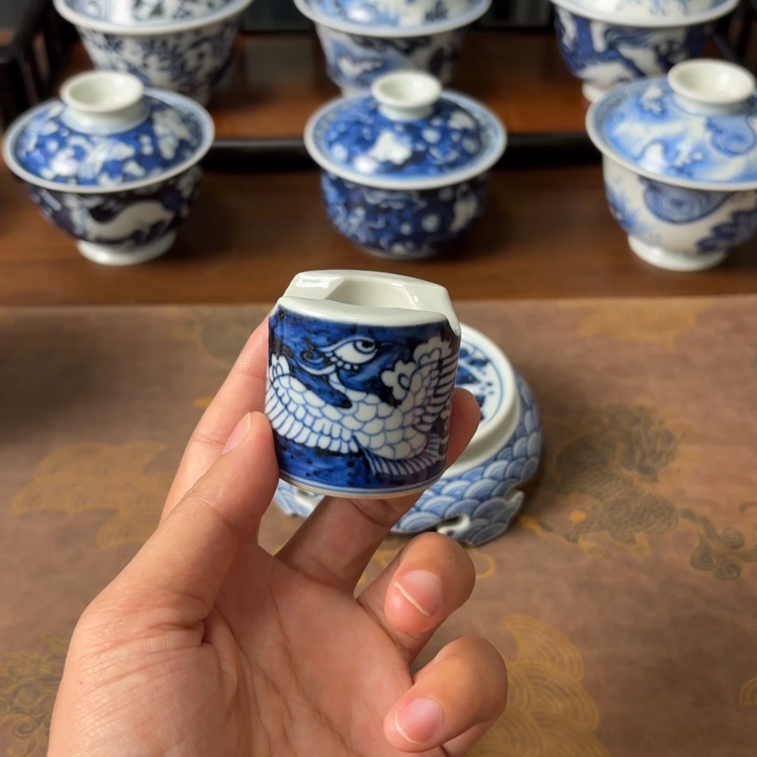 摆件景德镇手绘茶器