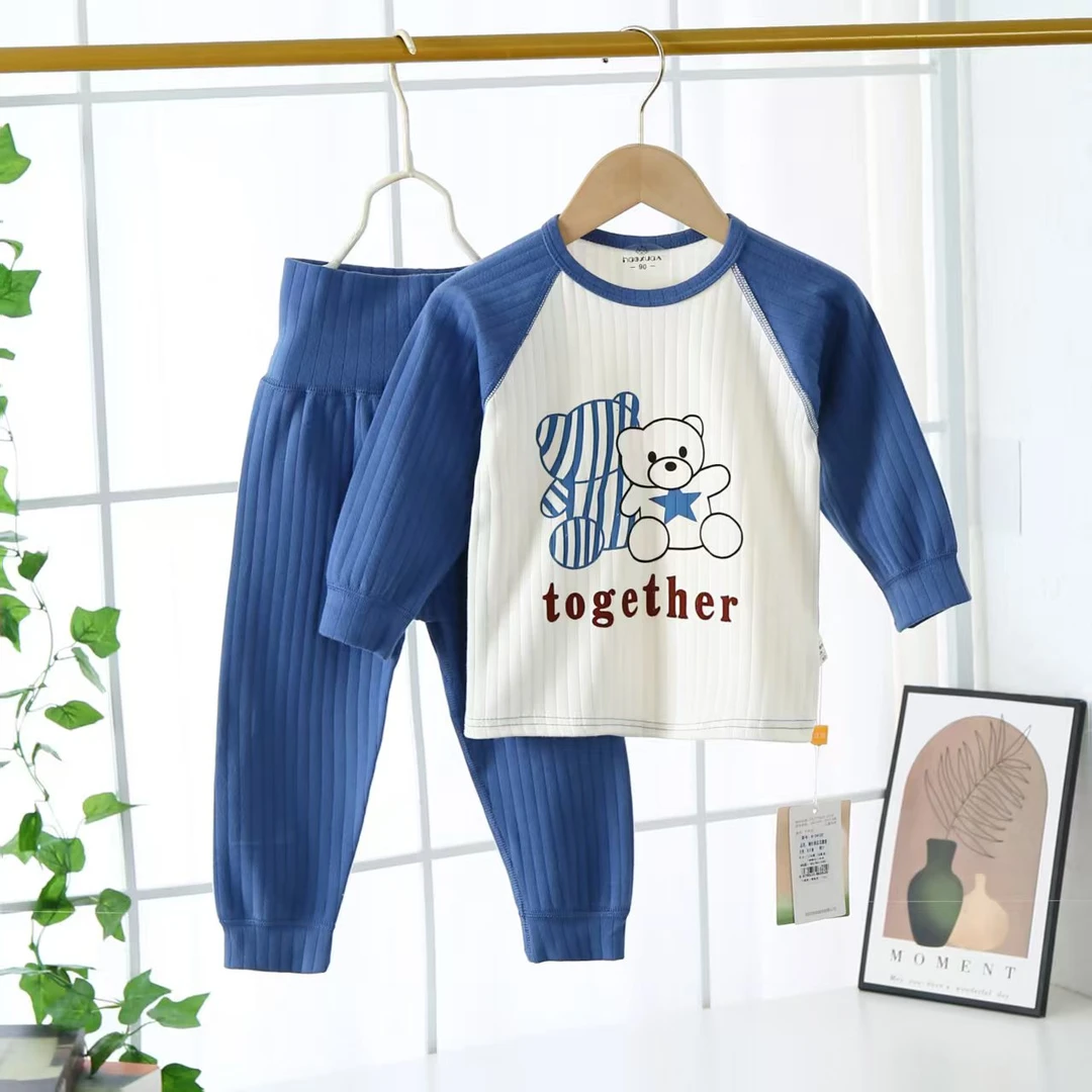 KOXKIZAK童装婴儿纯棉高儿秋衣秋裤