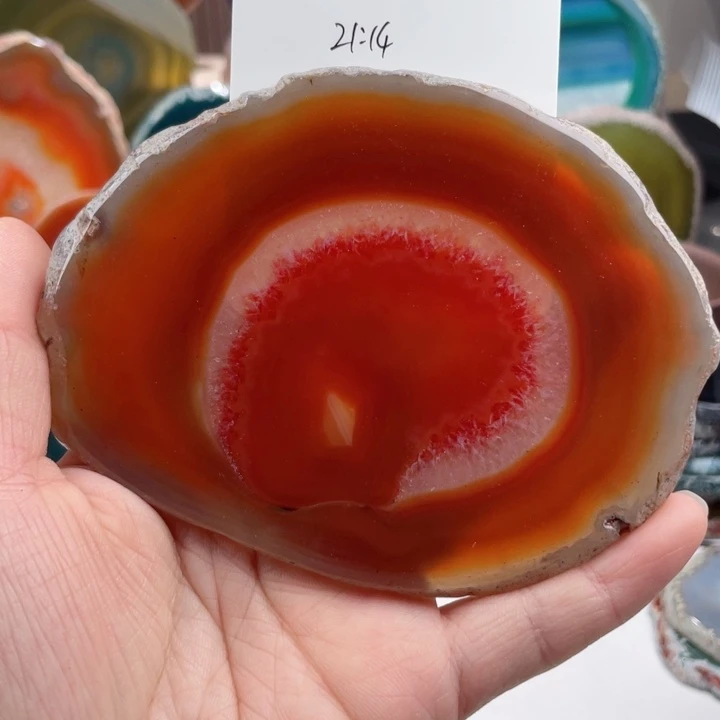 吊坠琛巴西玛瑙原石切片