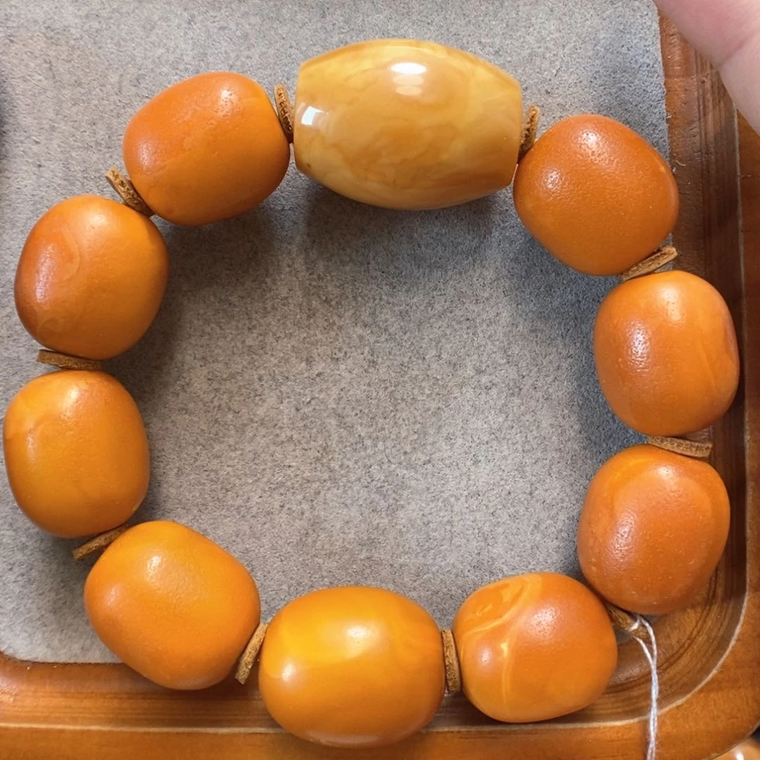 未镶嵌蜜蜡手串蜜蜡手串