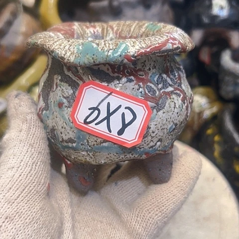 粗陶花盆手工花盆