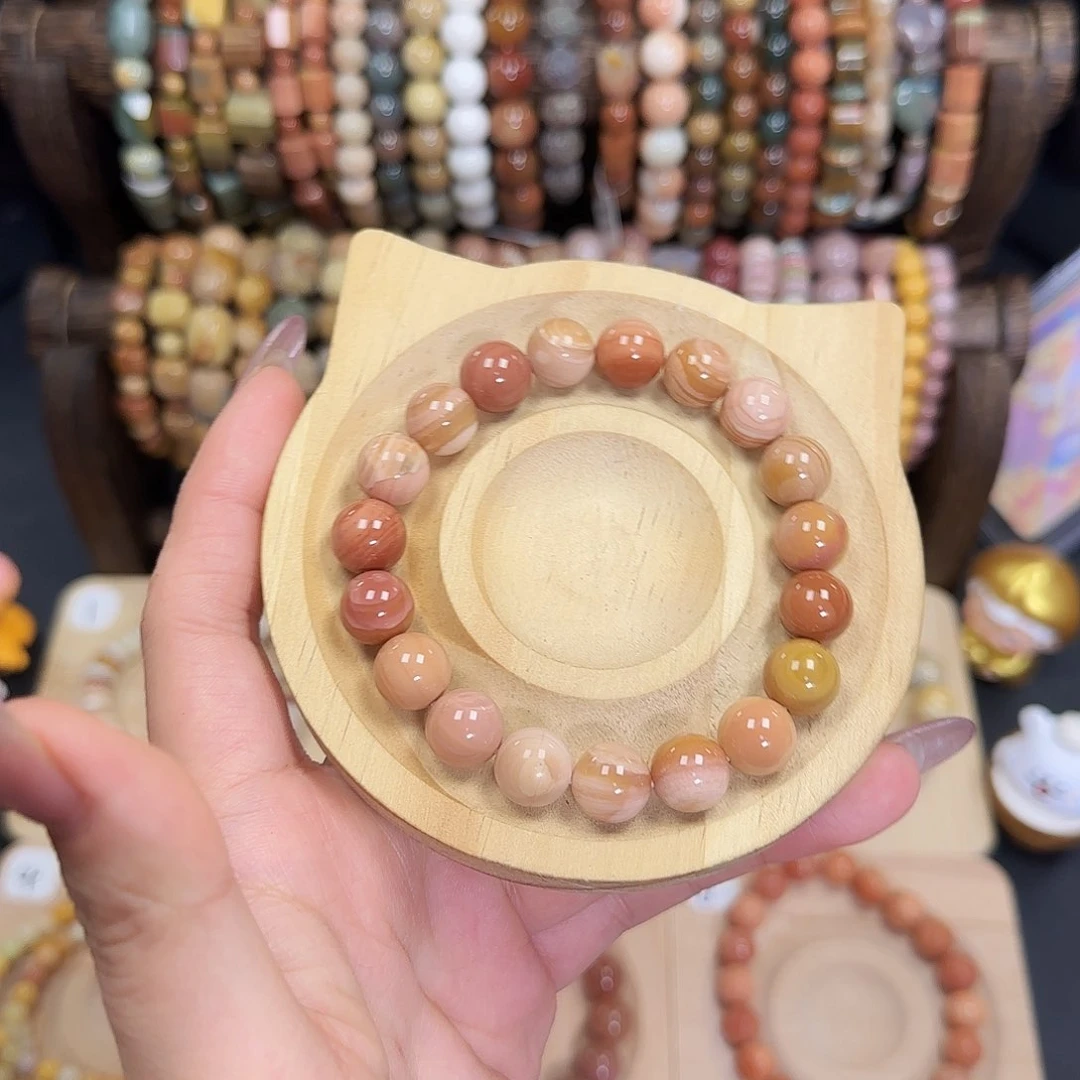 玛瑙/玉髓手串未镶嵌23