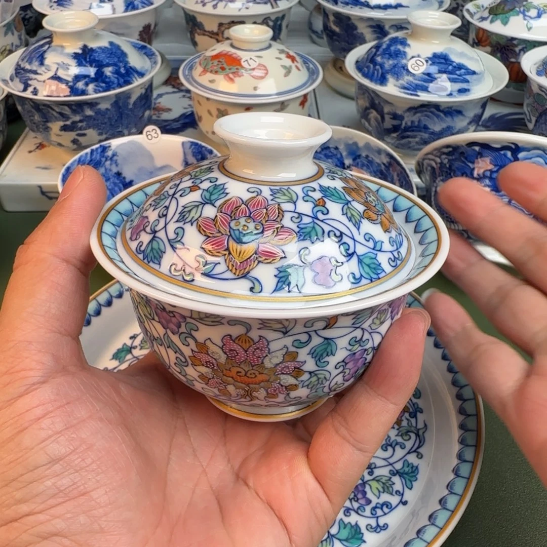 纯手工纯手绘茶具98