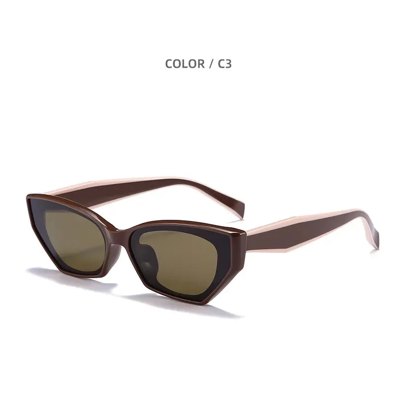 【M430】个性欧美风猫眼框偏光防紫外线墨镜