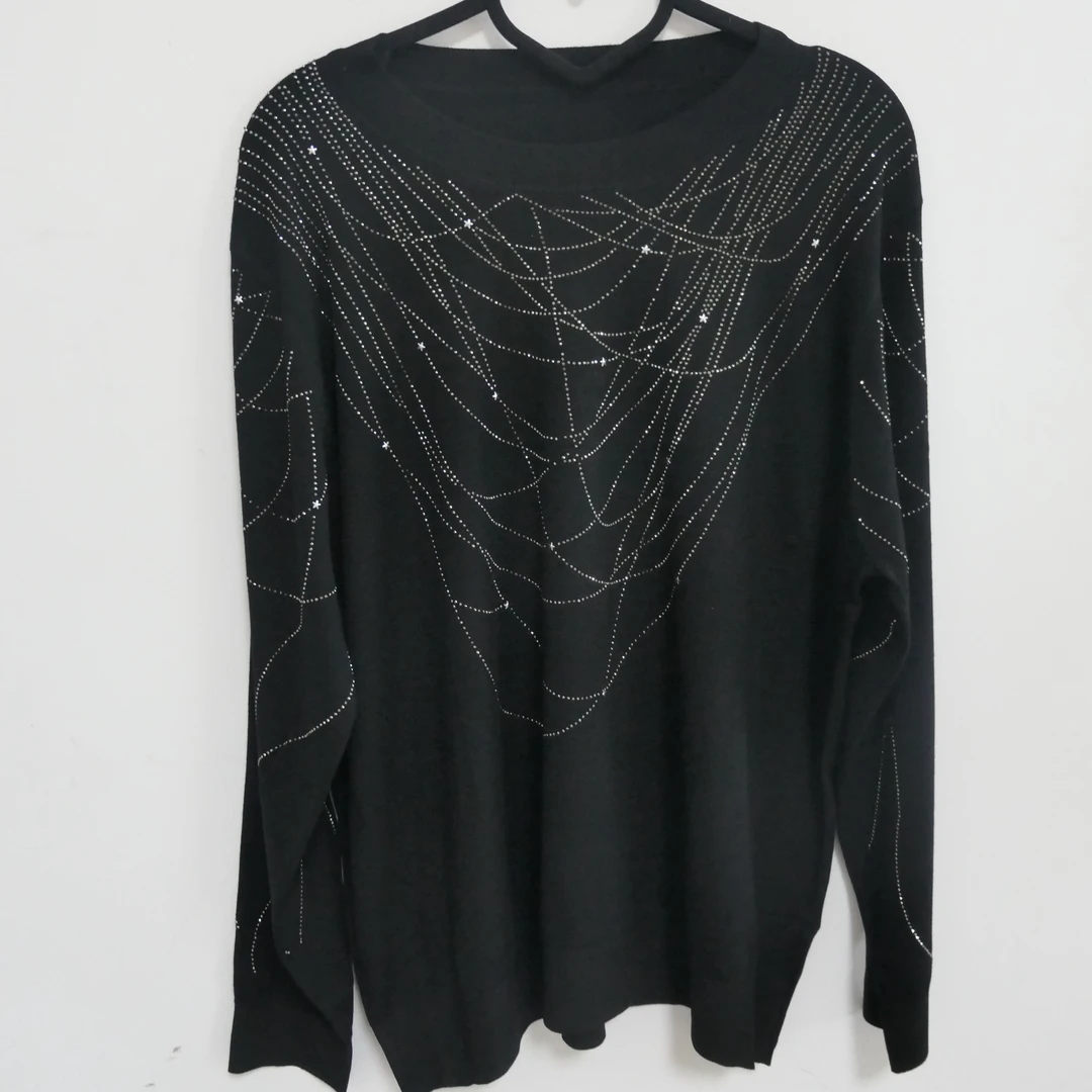 JZ-99-06春夏款星空钻棉毛打底上衣