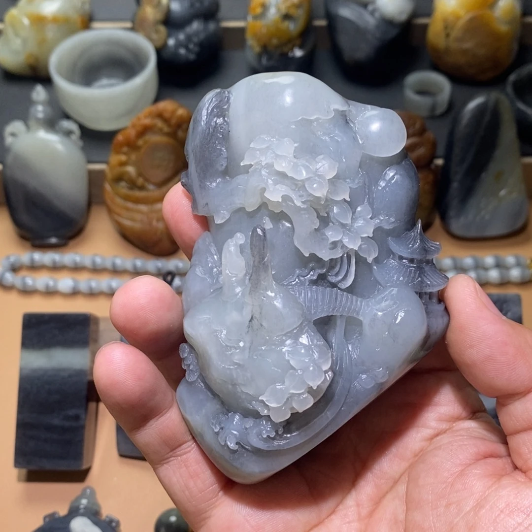 未镶嵌和田玉摆件