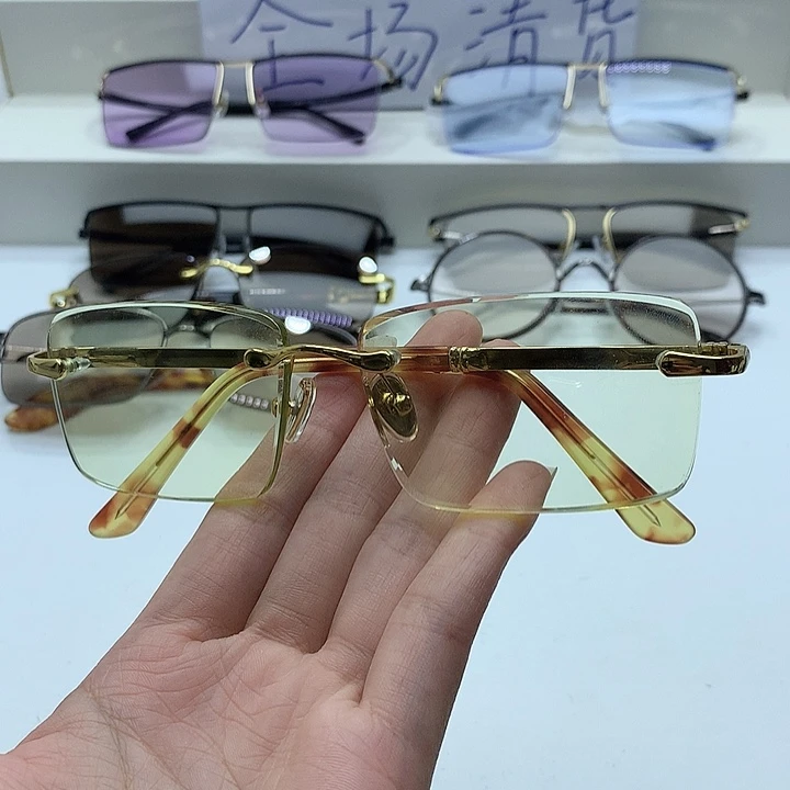 帝王绿竹叶青眼镜
