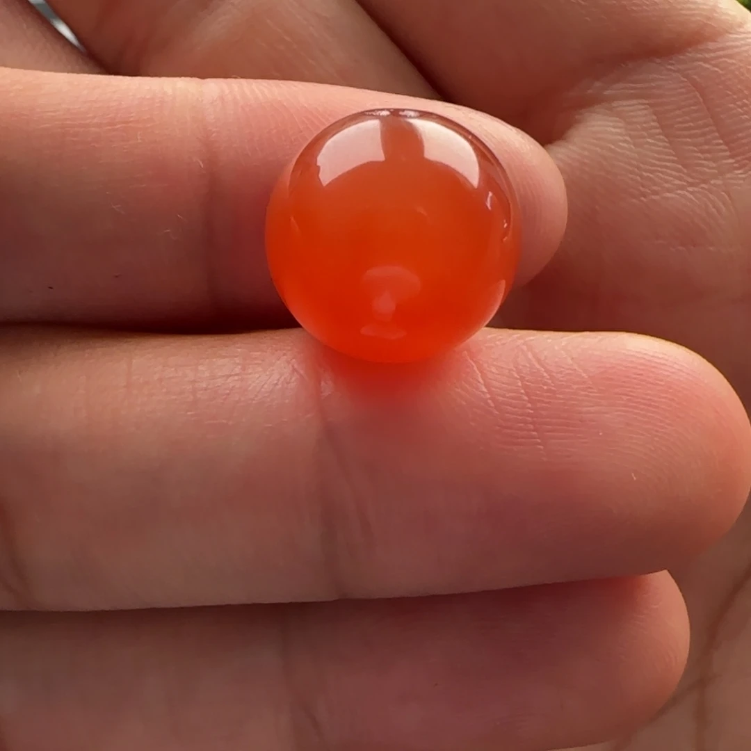 南红玛瑙圆珠12.7未镶嵌