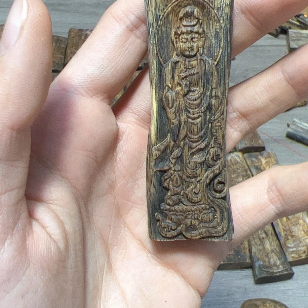 沉香木吊坠糖结牌牌