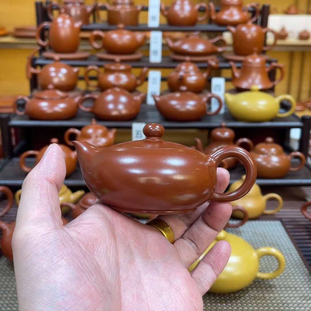紫砂茶壶红凤雏120-140cc