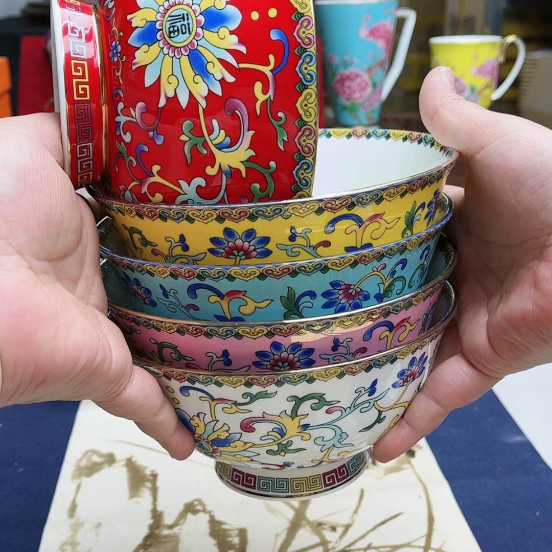 【闪购商品】珐琅6英寸2红4混。。。。