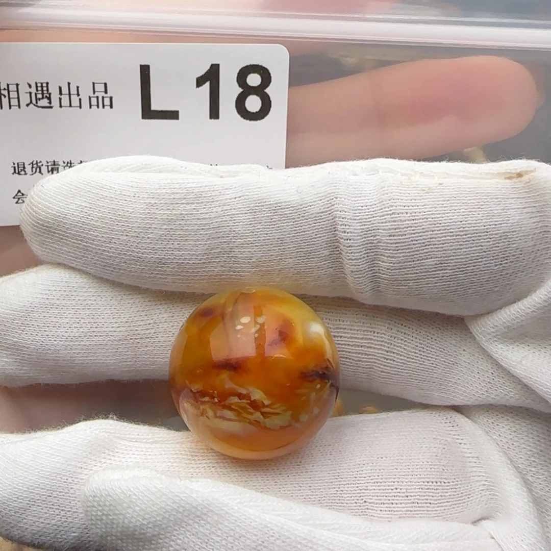 琥珀裸石未镶嵌壹*琥珀蜜蜡微