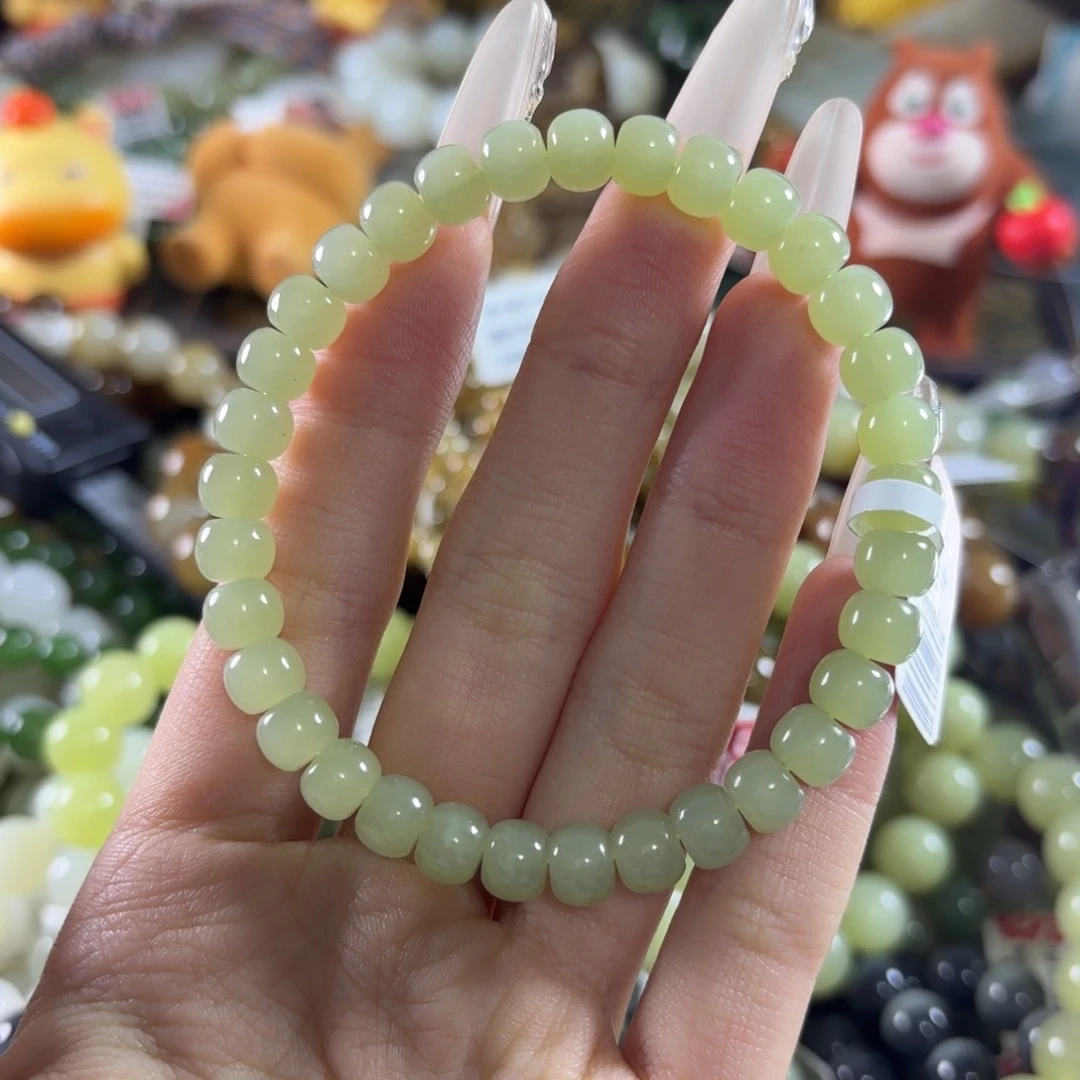 和田玉未镶嵌手链124