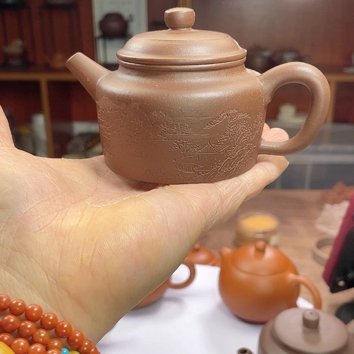 紫砂茶壶青*宜兴紫砂壶