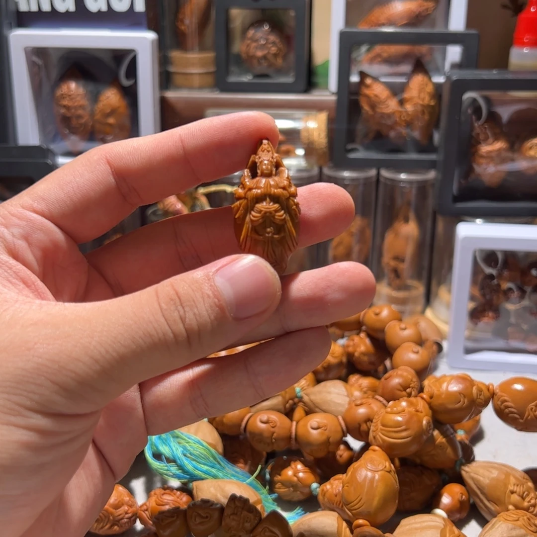 宁***o橄榄核手串/手链手工观音