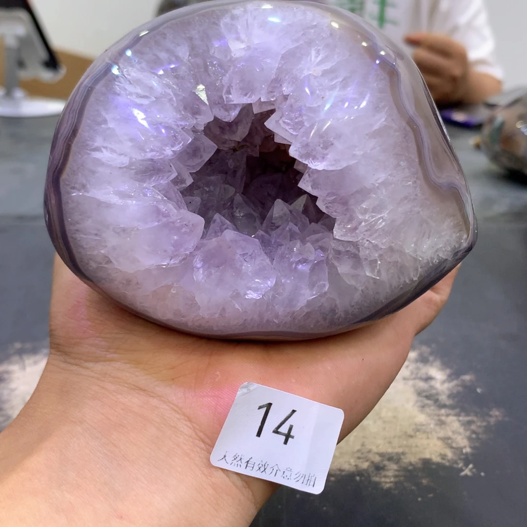 水晶珠宝半成品未镶嵌紫晶14