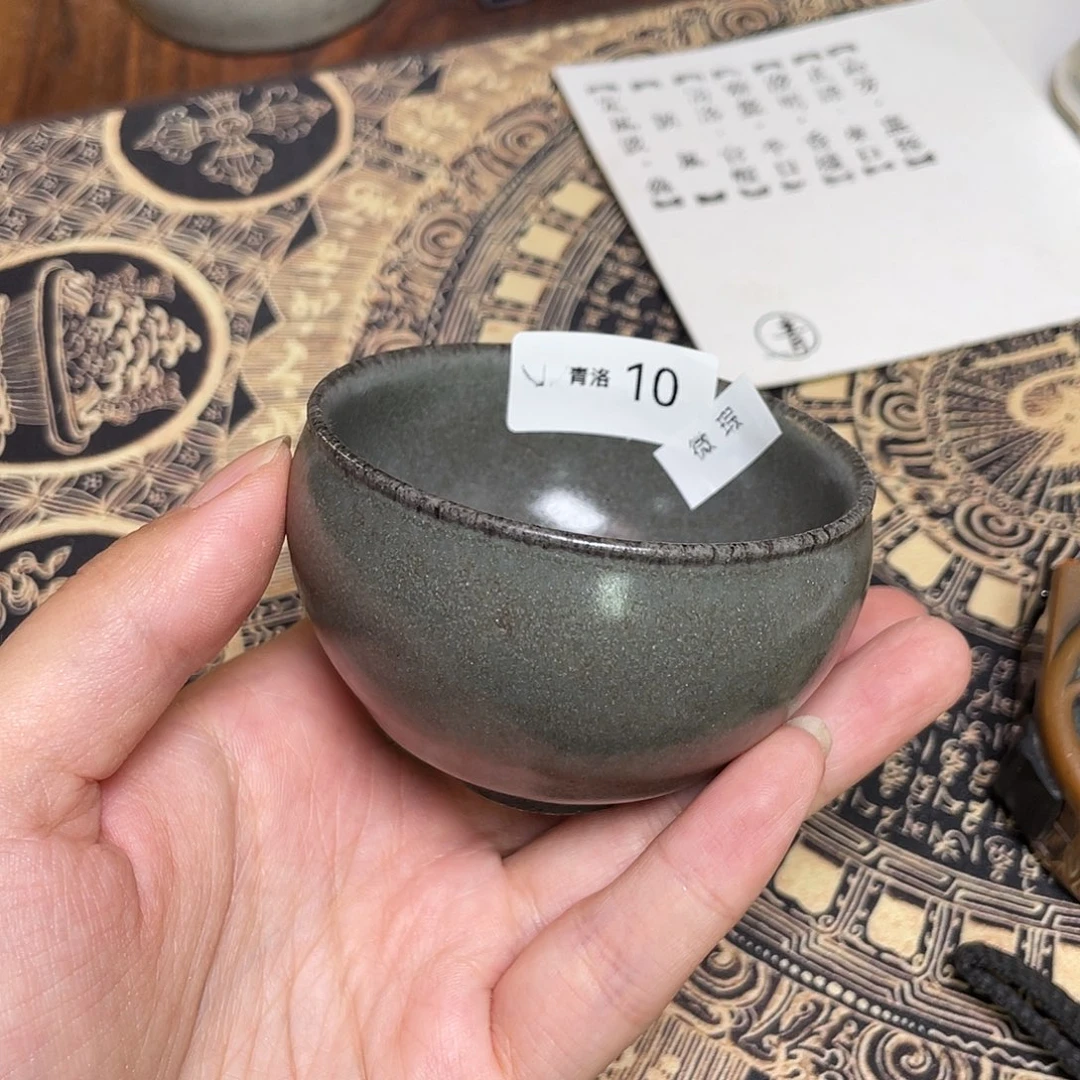 茶盏10 福临号建盏柴烧薄胎微瑕