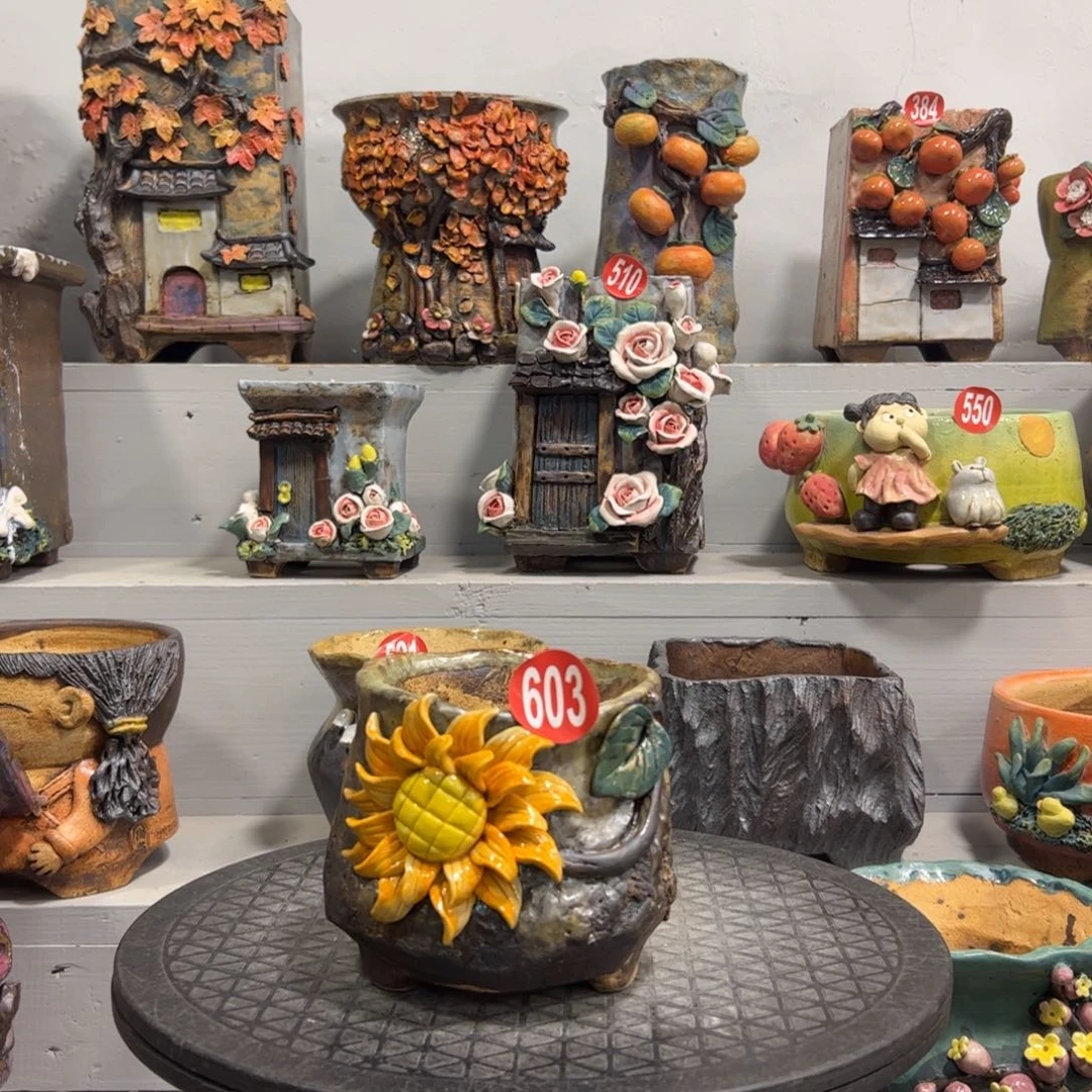 福利603 号陶然花器手工花盆