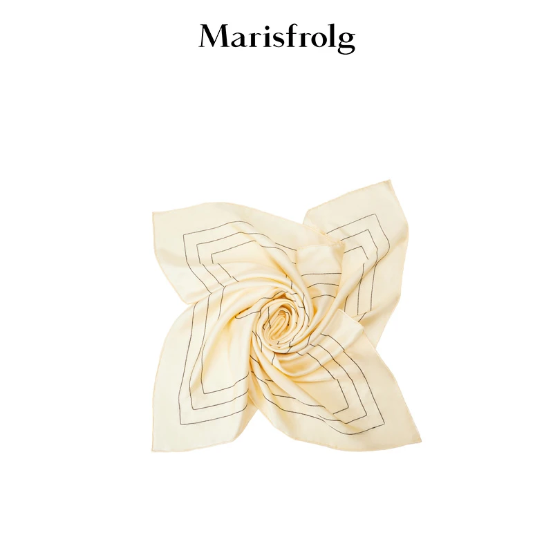 Marisfrolg玛丝菲尔方巾A2DE32012