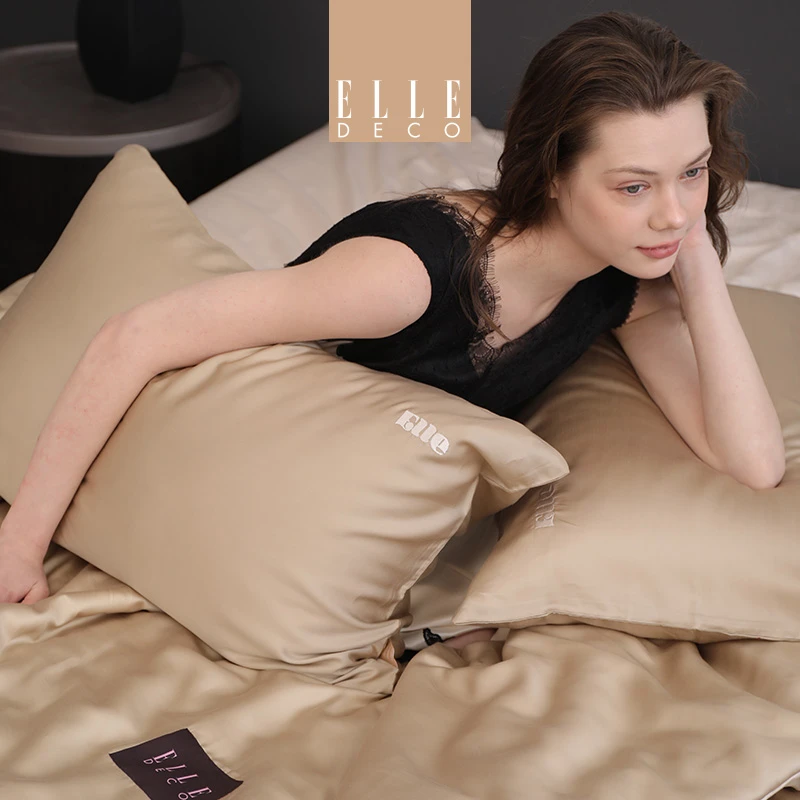 ELLE DECO春夏新品夏被兰精天丝纯色柔滑亲肤夏被夏季透气