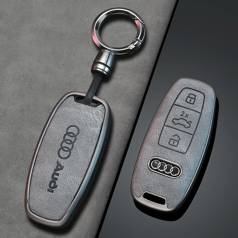 奥迪q3钥匙套q2l车a3壳a6l扣q5l高级a4l男士2025款25女士简约高档