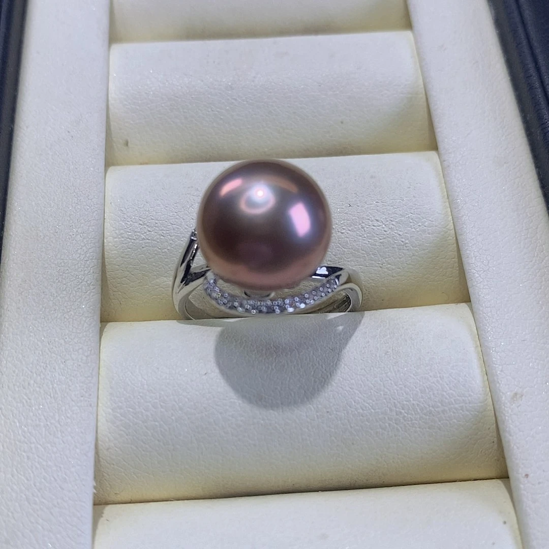 戒指合金淡水珍珠