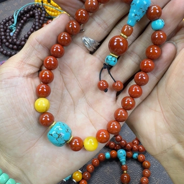 南红玛瑙未镶嵌手链