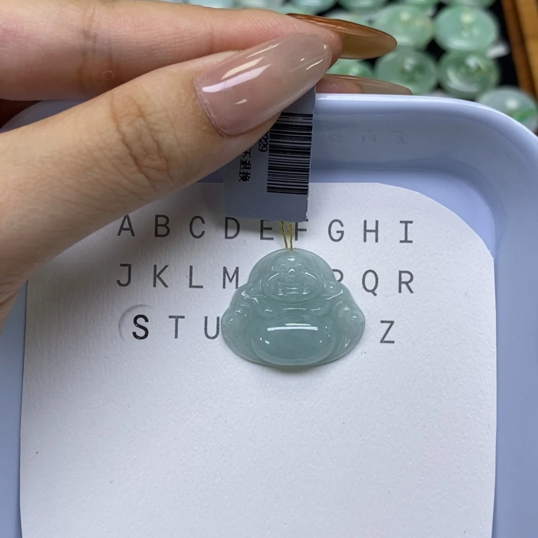 颈饰未镶嵌翡翠佛公