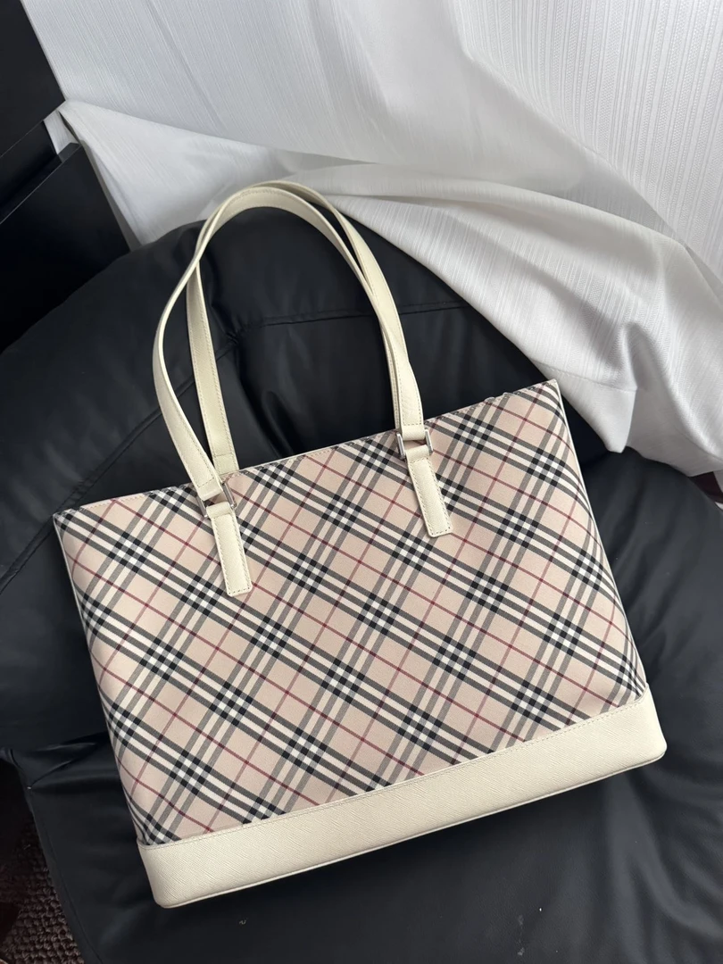 BURBERRY/博柏利 单肩包 战马格纹托特 su6158/2502