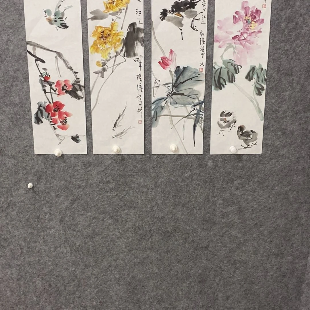 国画醇**茶张强国画花鸟作品