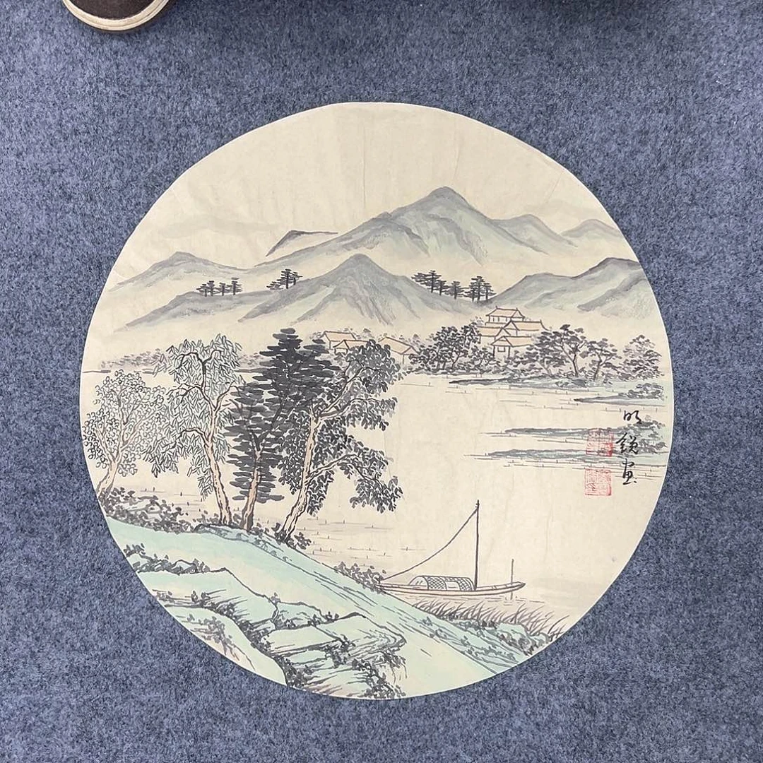 国画国画作品宣纸纯手绘