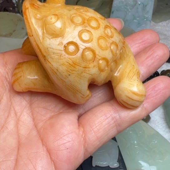 软玉未镶嵌把件摆件