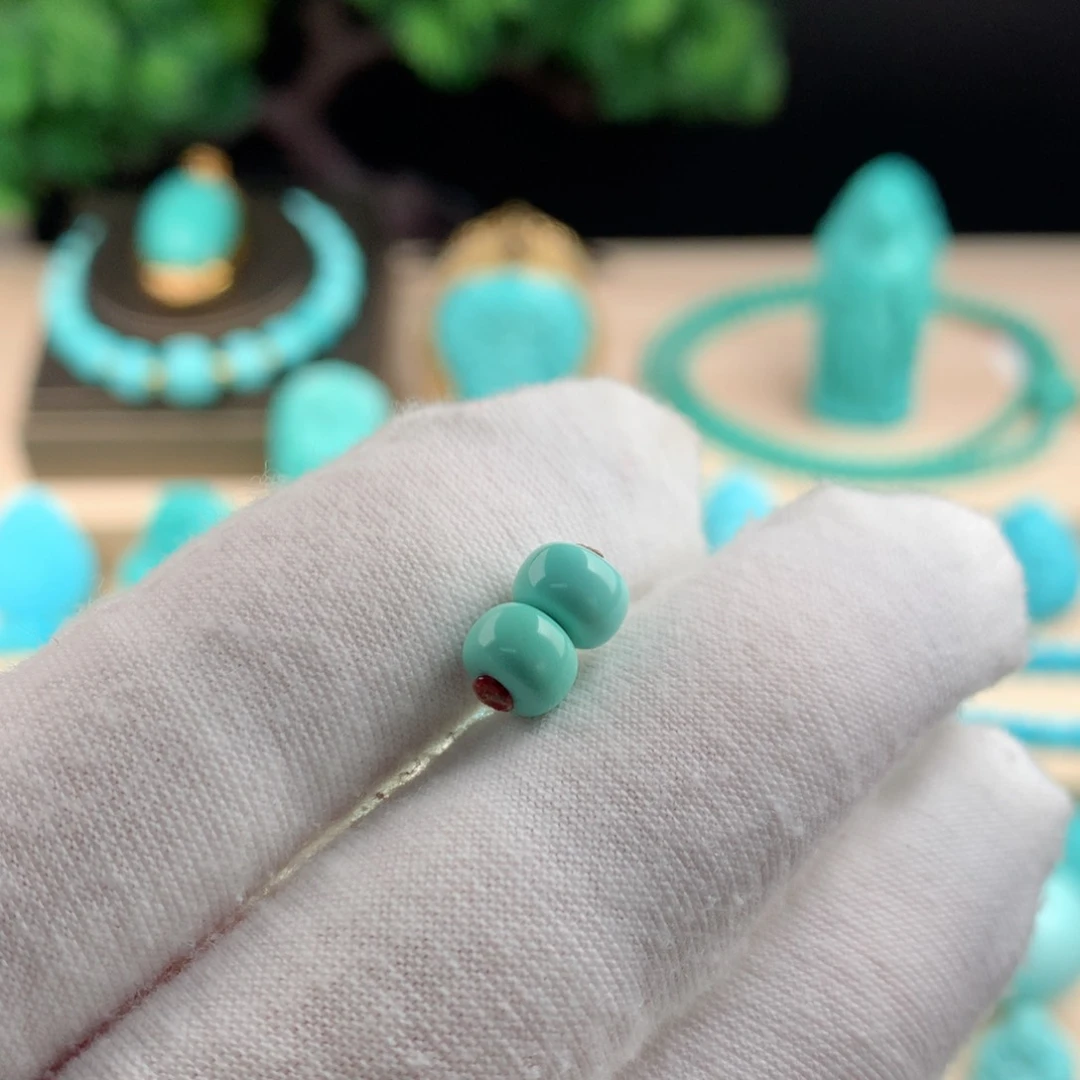 【闪购商品】绿松石配珠卡6.6未镶嵌离***苗