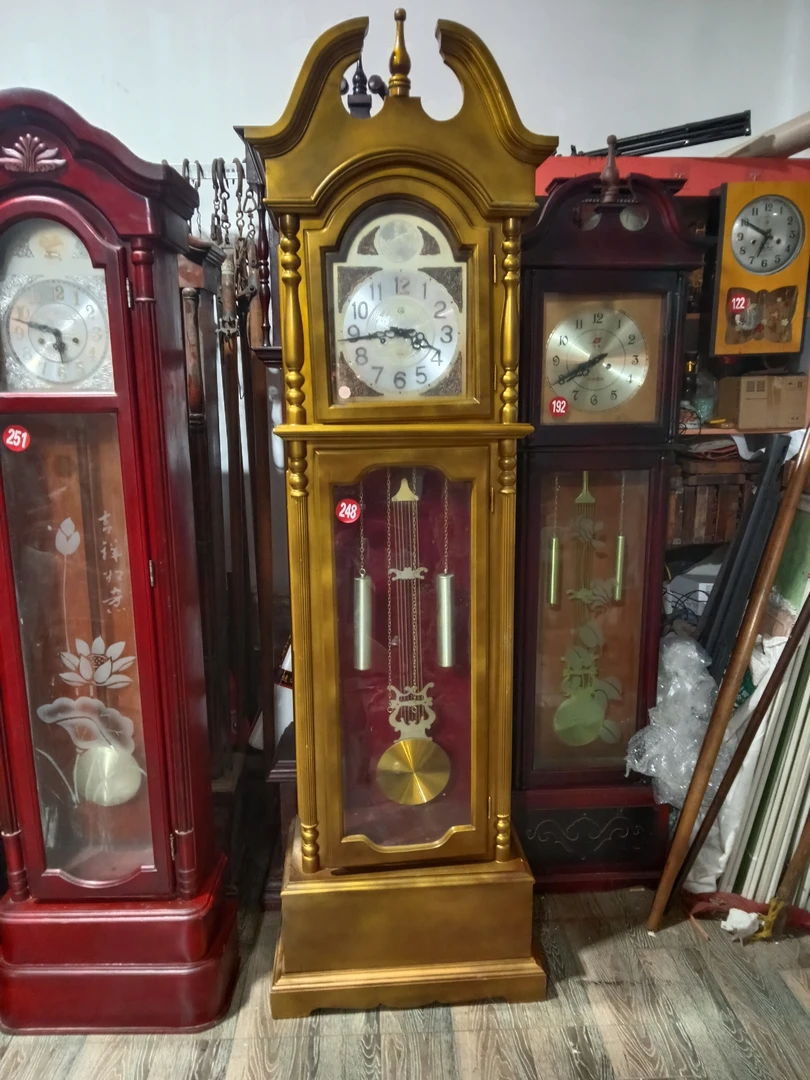 客厅中式复古落地钟大摆钟座钟欧式风格挂钟