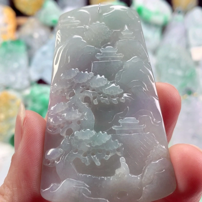 【闪购商品】翡翠吊坠(不含链)未镶嵌