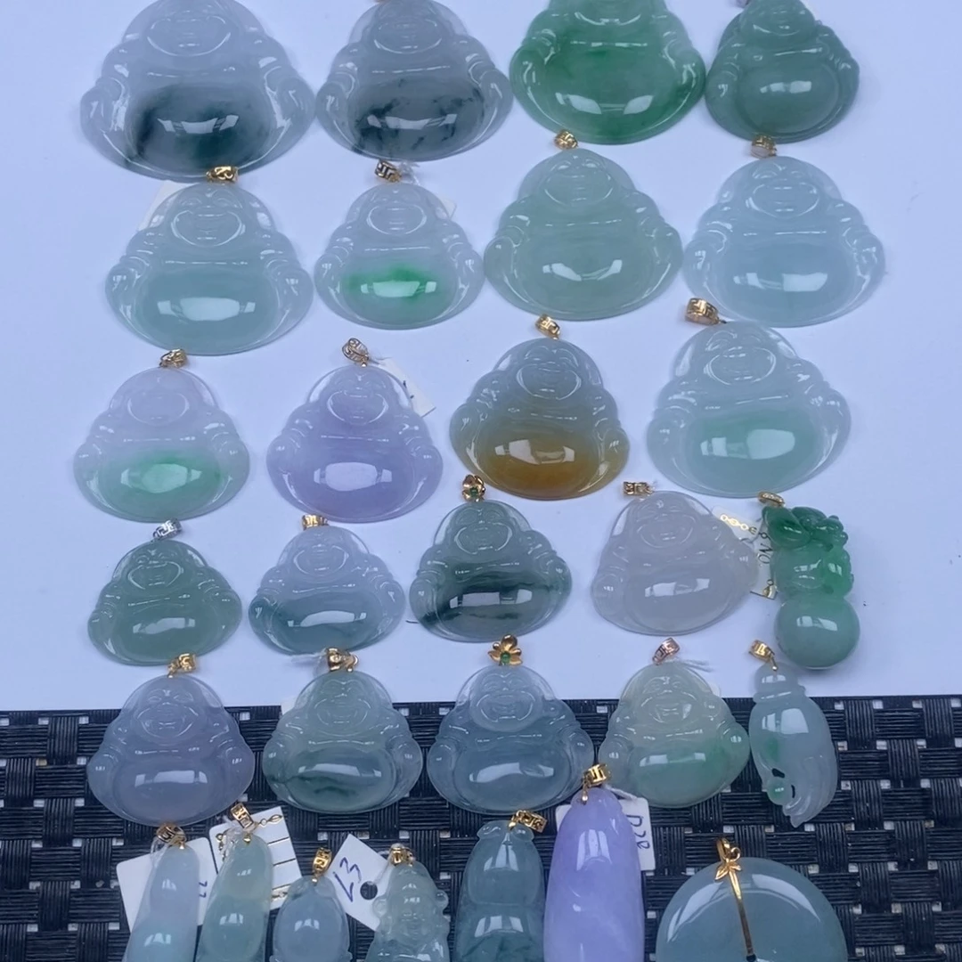 翡翠未镶嵌颈饰天然翡翠