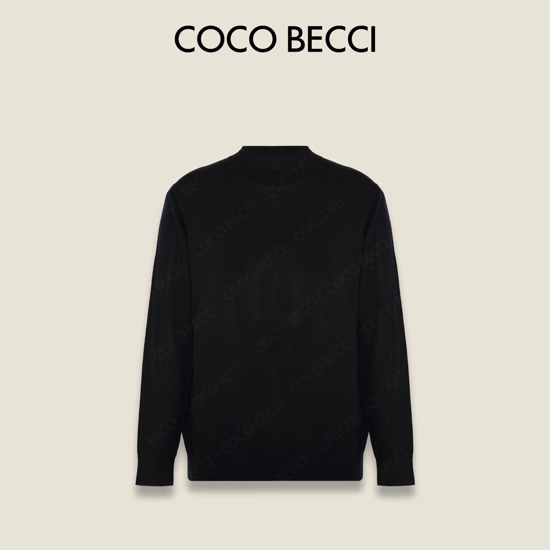 COCO BECCI【男士羊毛衫】100%绵羊毛可机洗百搭针织衫CFLJC331145