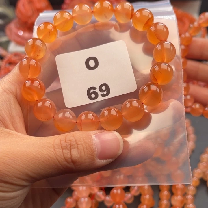 南红玛瑙未镶嵌多样性发货默认微瑕称重11mm