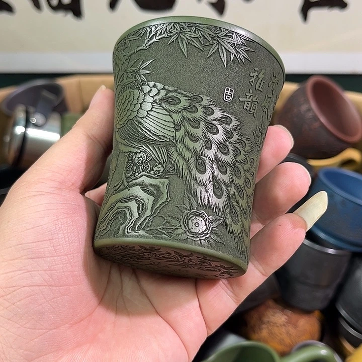 茶杯紫砂全手工紫砂主人杯