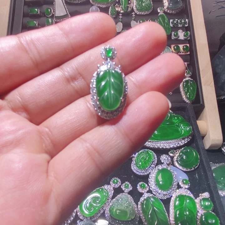 吊坠(不含链)未镶嵌翡翠19