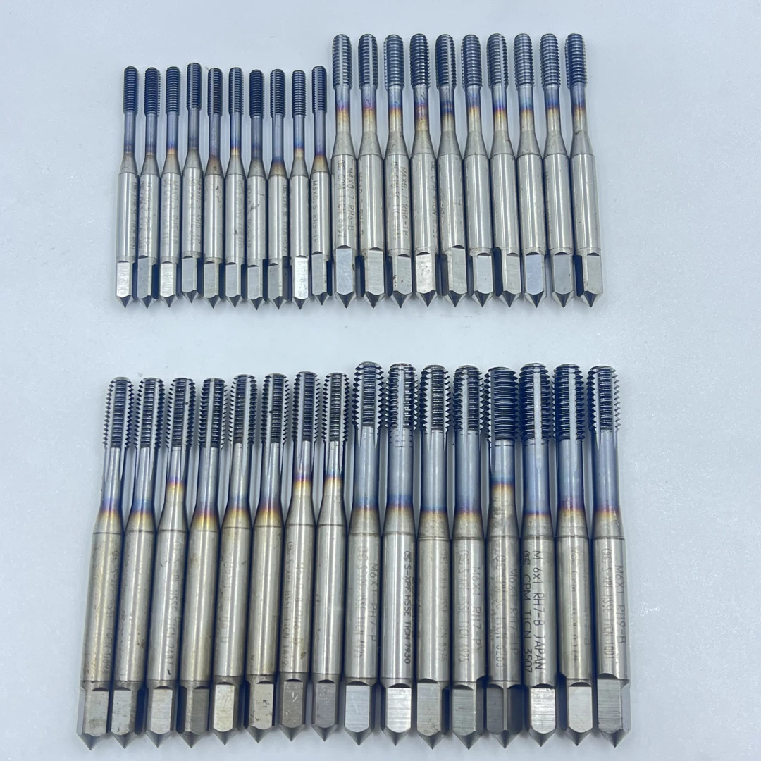 旧钻头挤压丝锥德国日本OSGm1.4-m12粉末材料涂层镀钴超硬丝攻