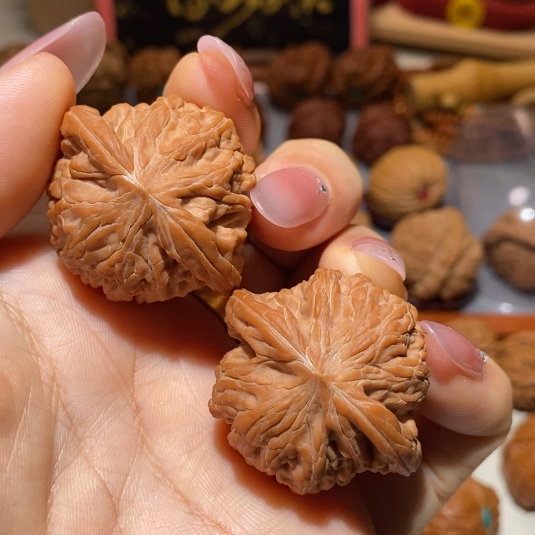 文玩核桃把件38 尺全品正磨