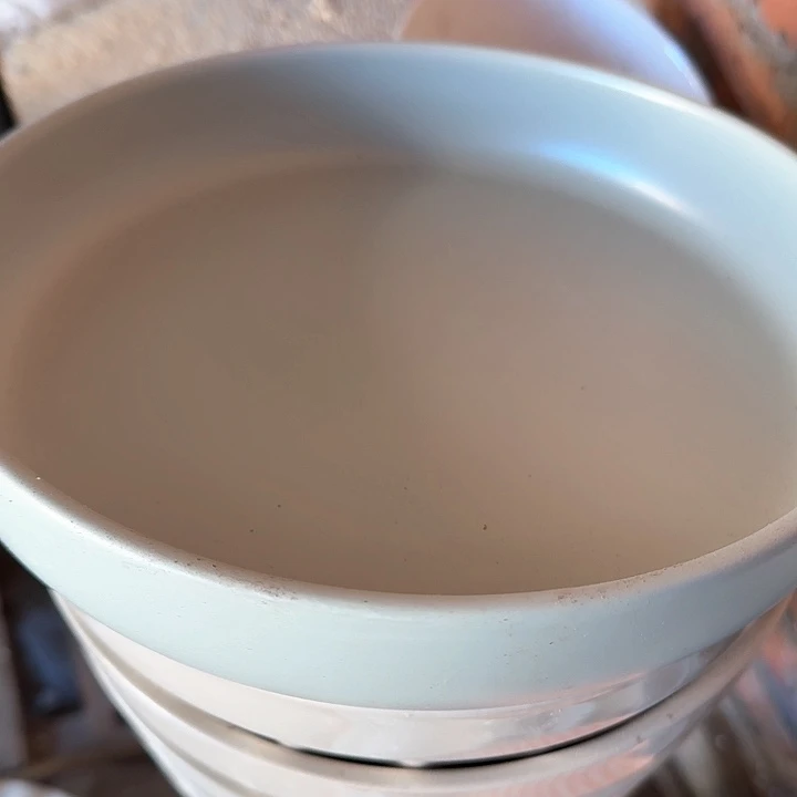 薄荷绿23厘米汤盘微瑕