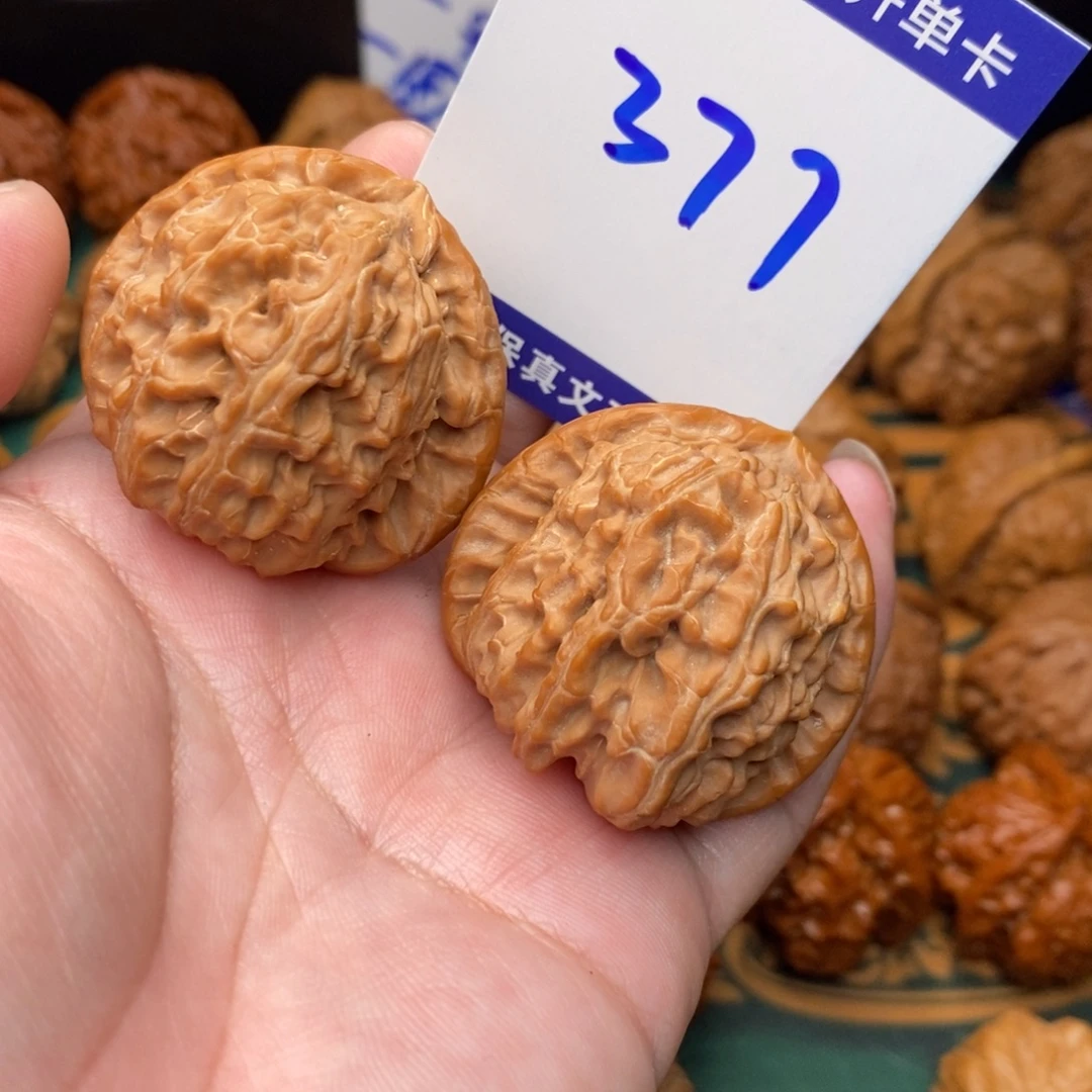 文玩核桃把件白狮子41