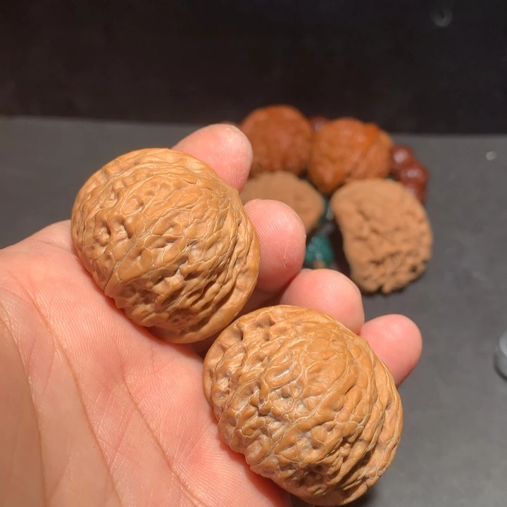 文玩核桃吊坠39+铁锤045