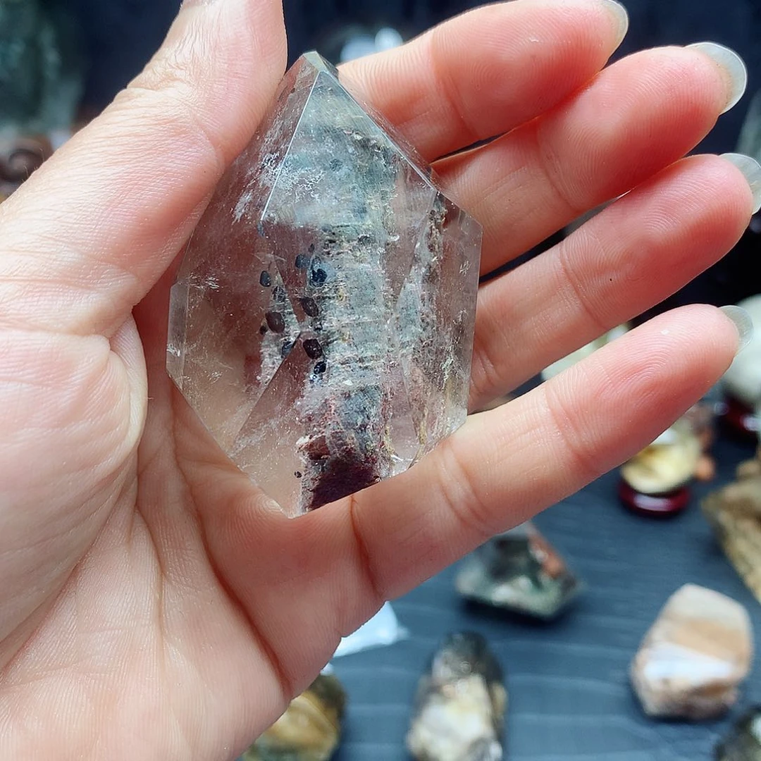 水晶珠宝半成品未镶嵌流**云