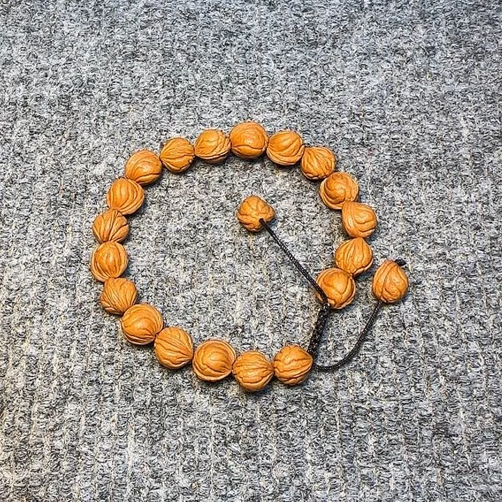 木全陈化老料把件串