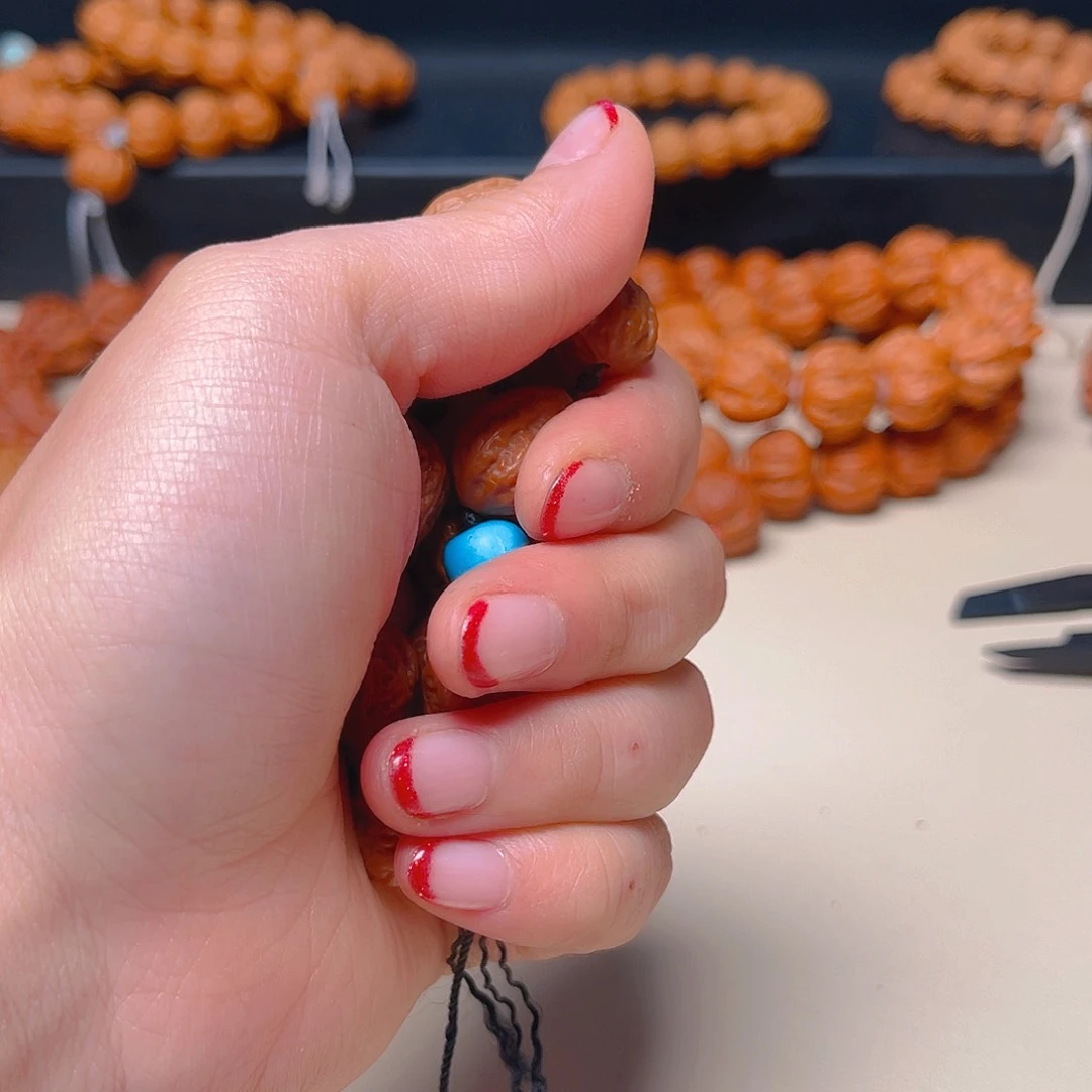 文玩核桃手串银****六一帆风顺