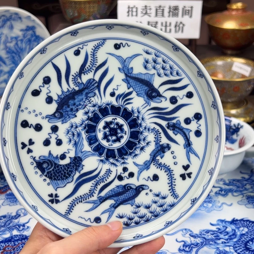 瓷片高**茶景德镇手工手绘陶瓷